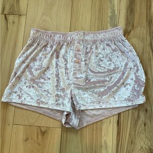 PINK Velvet Sleep Shorts